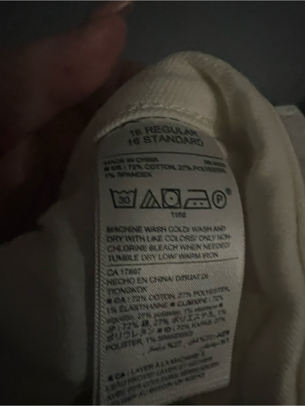 Old Navy Men's Crewneck Sweater in Cream